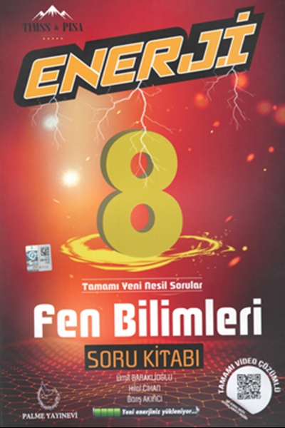 8.Sınıf Enerji Fen Bilimleri Tamamı Çözümlü Soru Kitabı kapak görseli